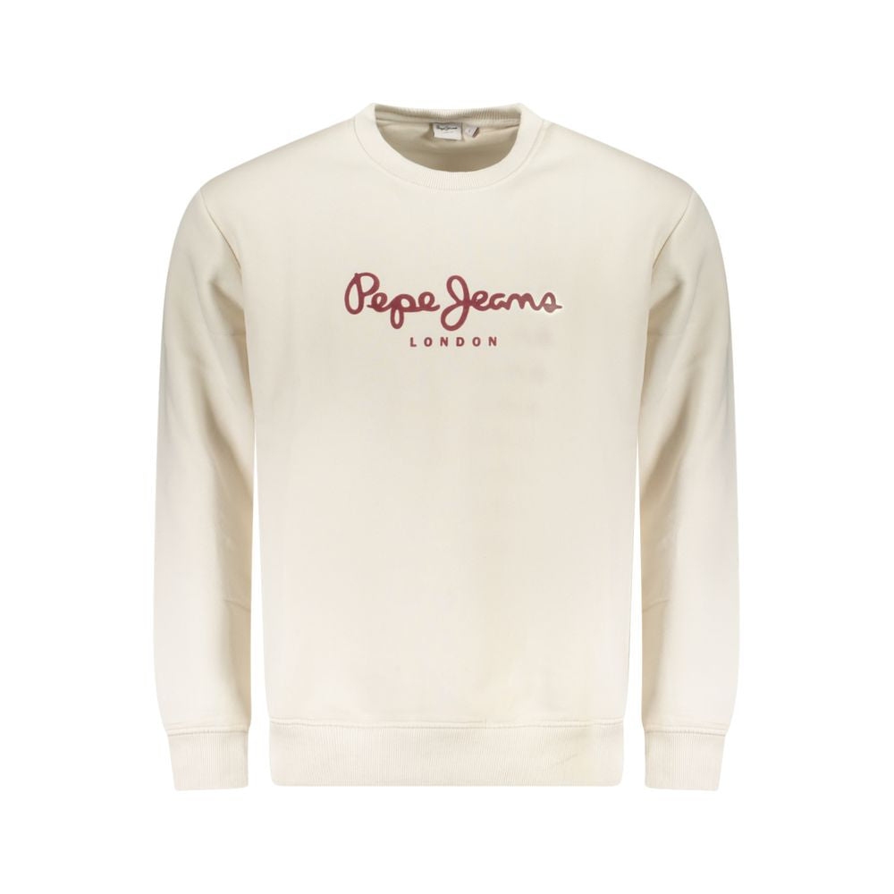 Pepe Jeans White Cotton Sweater